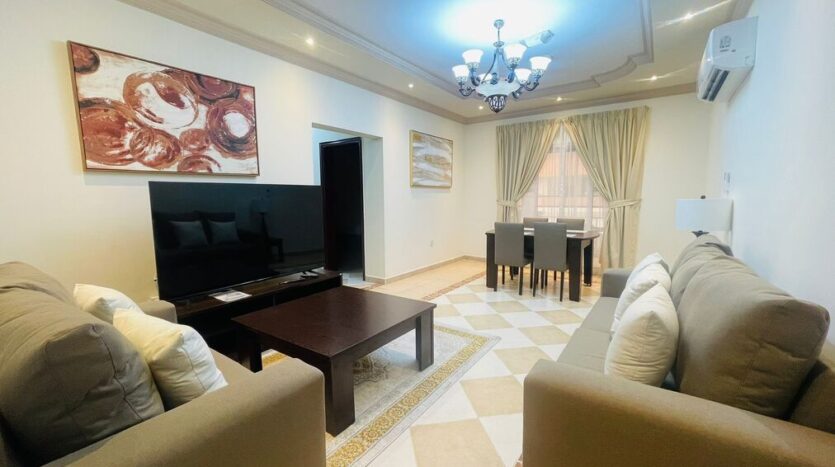 Fully Furnished 2 Bedroom Apartment for Rent at Lotus Residence, Mansoura Area