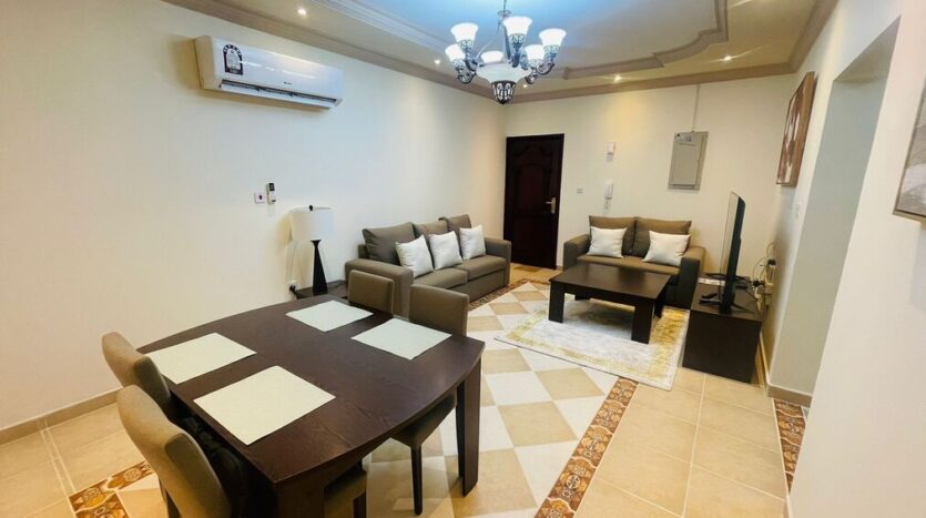 Fully Furnished 2 Bedroom Apartment for Rent at Lotus Residence, Mansoura Area