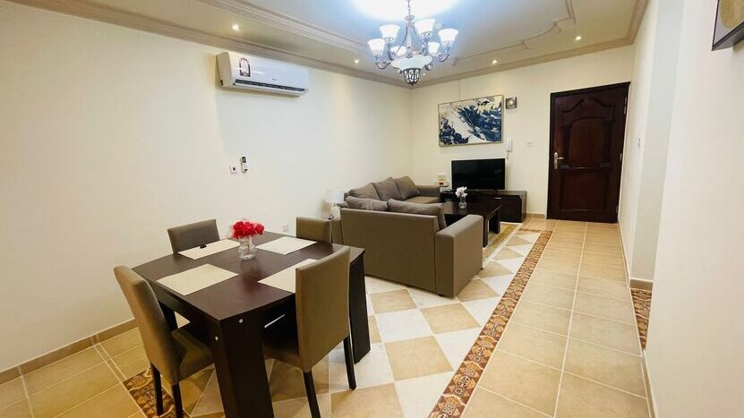 Fully Furnished 2 Bedroom Apartment for Rent at Lotus Residence, Mansoura Area