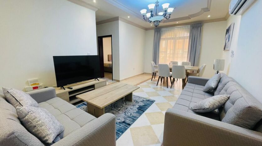 Fully Furnished 2 Bedroom Apartment for Rent at Lotus Residence, Mansoura Area